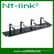 Good Quality 19 Inch 2U Cable Manager with 4Pcs Metal Ring for cable management